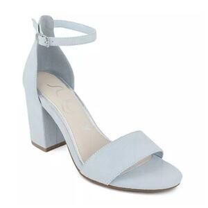 Sugar Machelene Strap Heels Size 8.5 Blue Women's High Heels *flaw